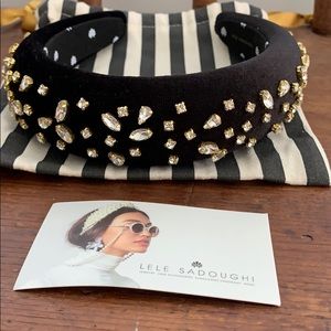 Lele Sadoughi crystal headband